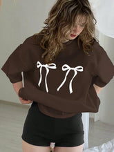 EZwear Summer Casual Butterfly Print Short Sleeve T-Shirt